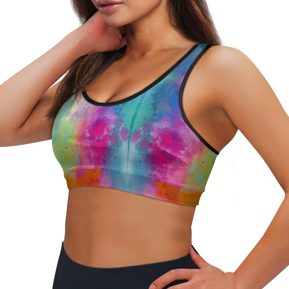 Tie Dye Splash Women's Sports Vest