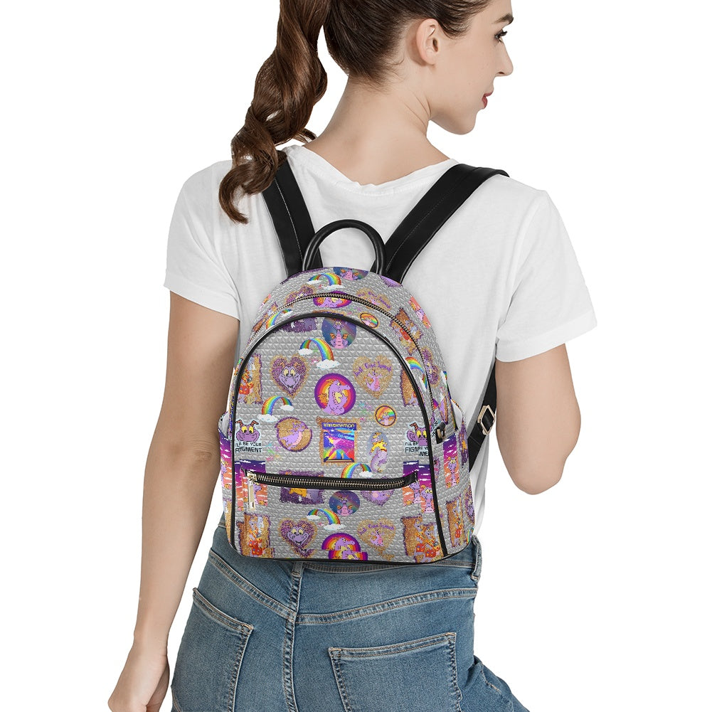 Purple Dragon Casual Backpack for women