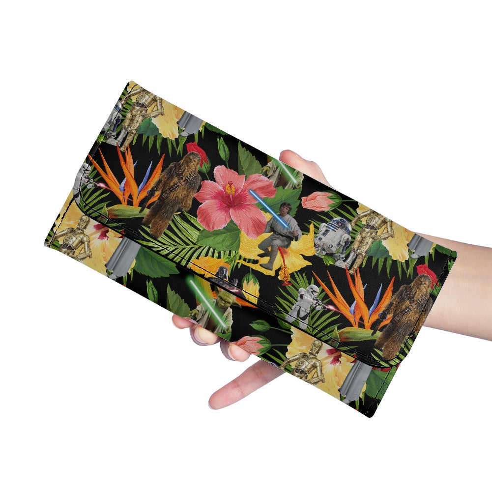 Tropical SW Long Folding Wallet