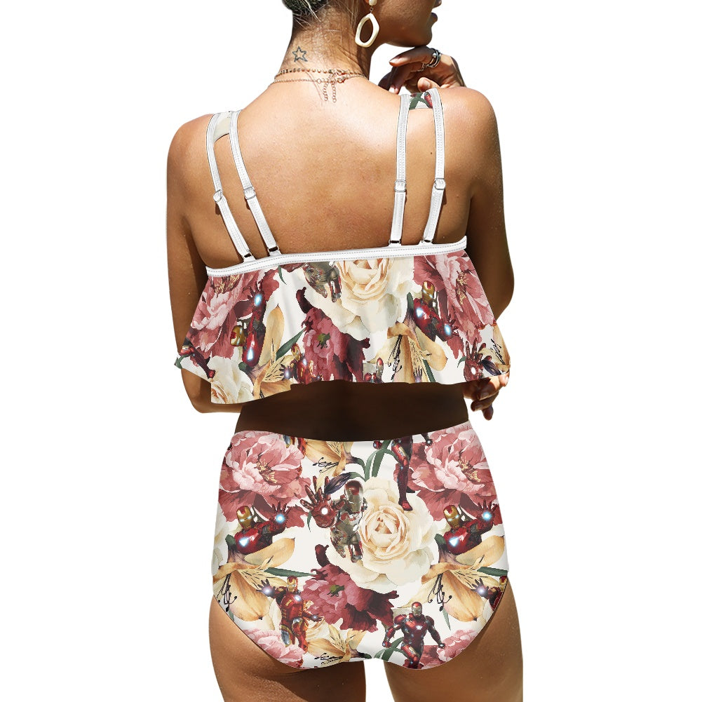 Floral Iron Bikini swimsuit