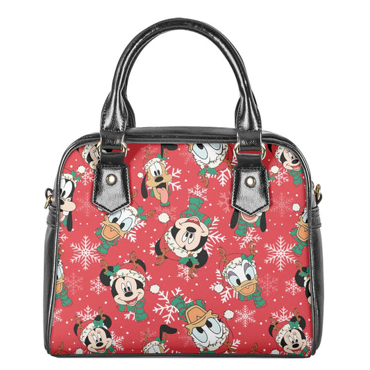 Christmas Friends Bowler Bag