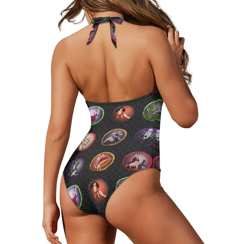 Villain Babes Strappy one piece