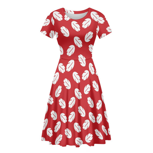 Lilo All-Over Print Women's Short Sleeve Dress