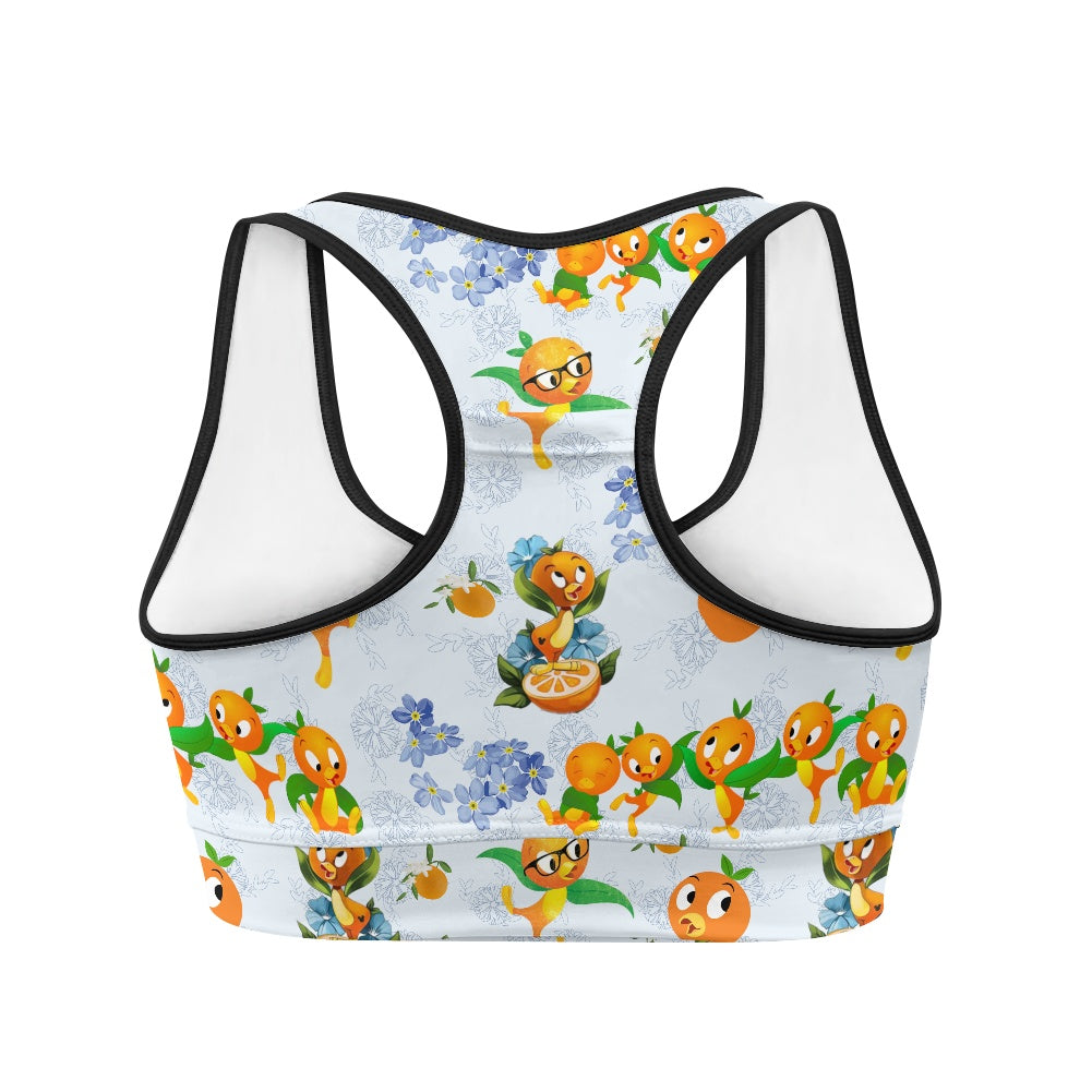 Classic Orange Bird Women's Sports Vest