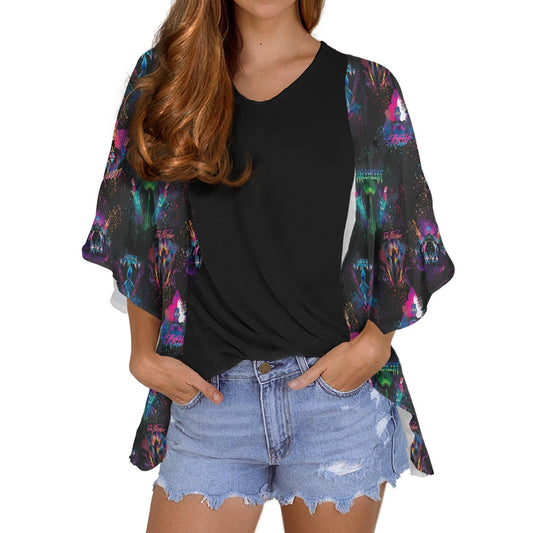 Evil Rocks Women's cardigan chiffon shirt