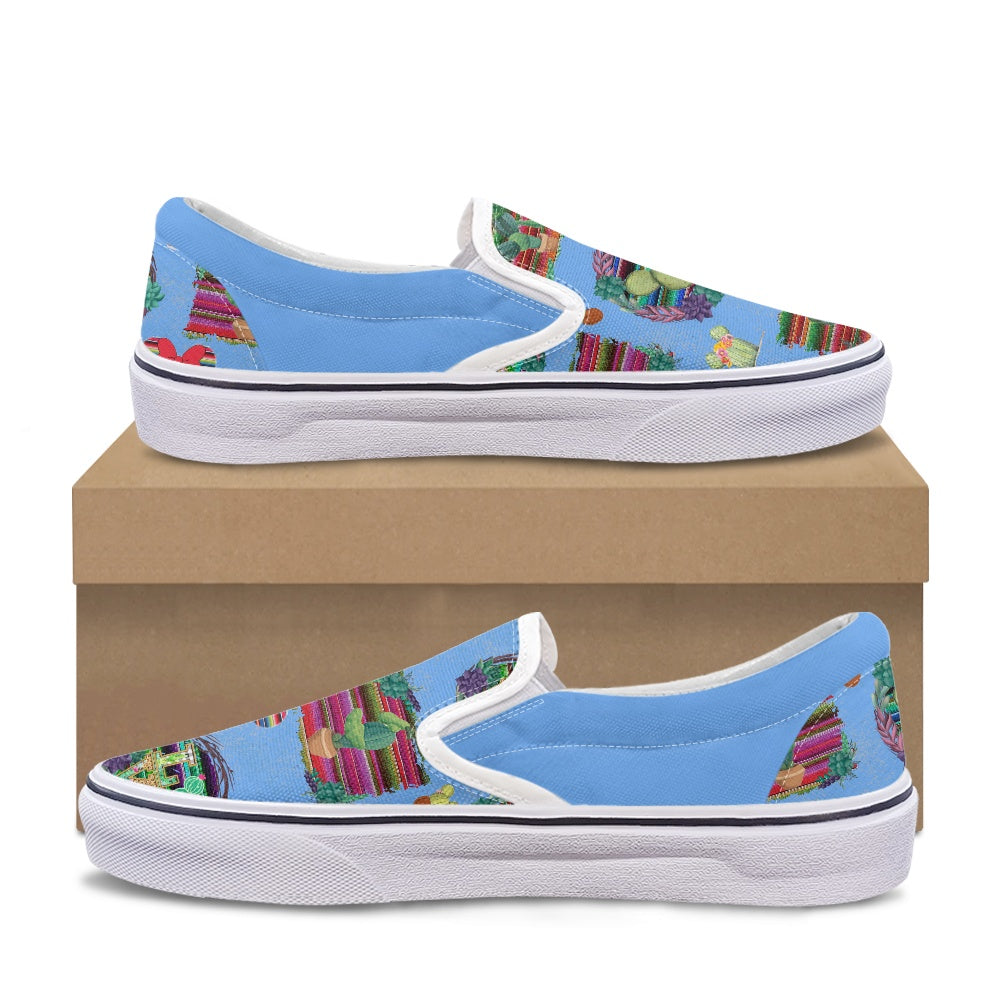 Mouse Cactus Pedal canvas shoes for Adult