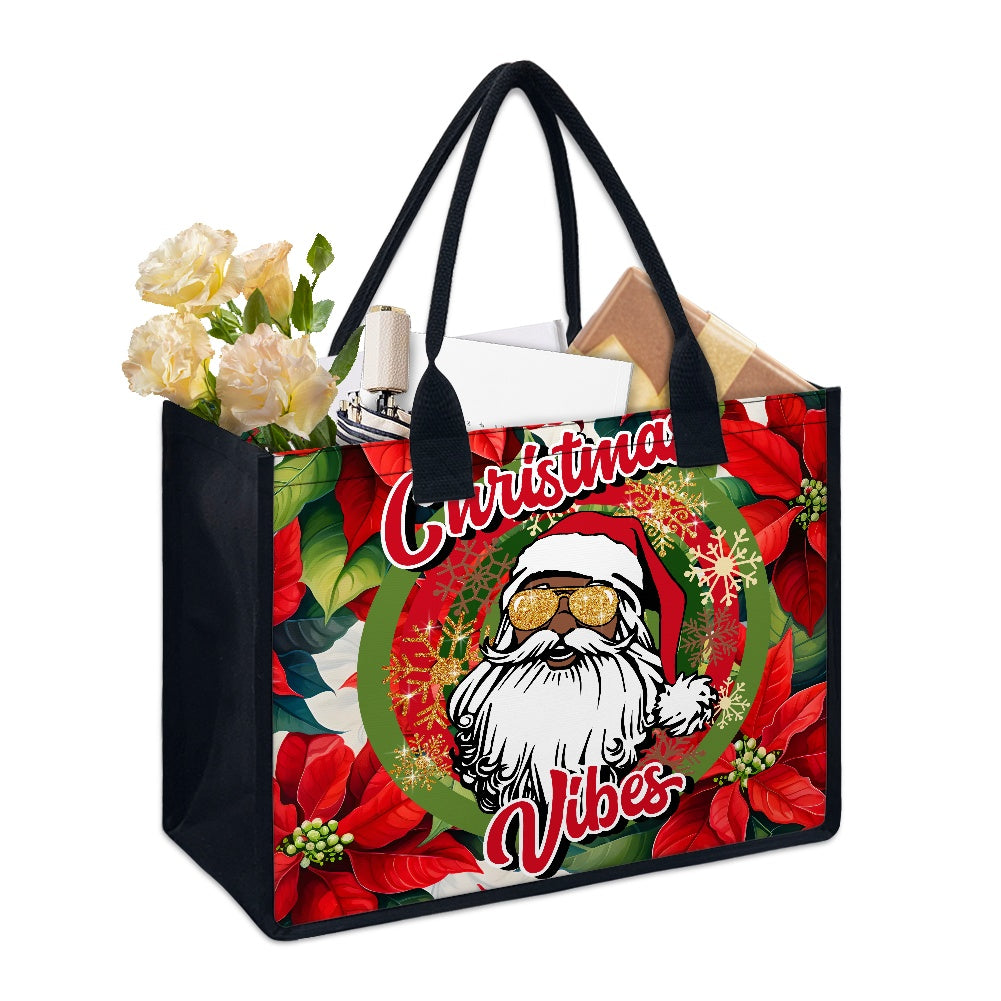 Christmas Vibes Tote bag(Double-sided Print )