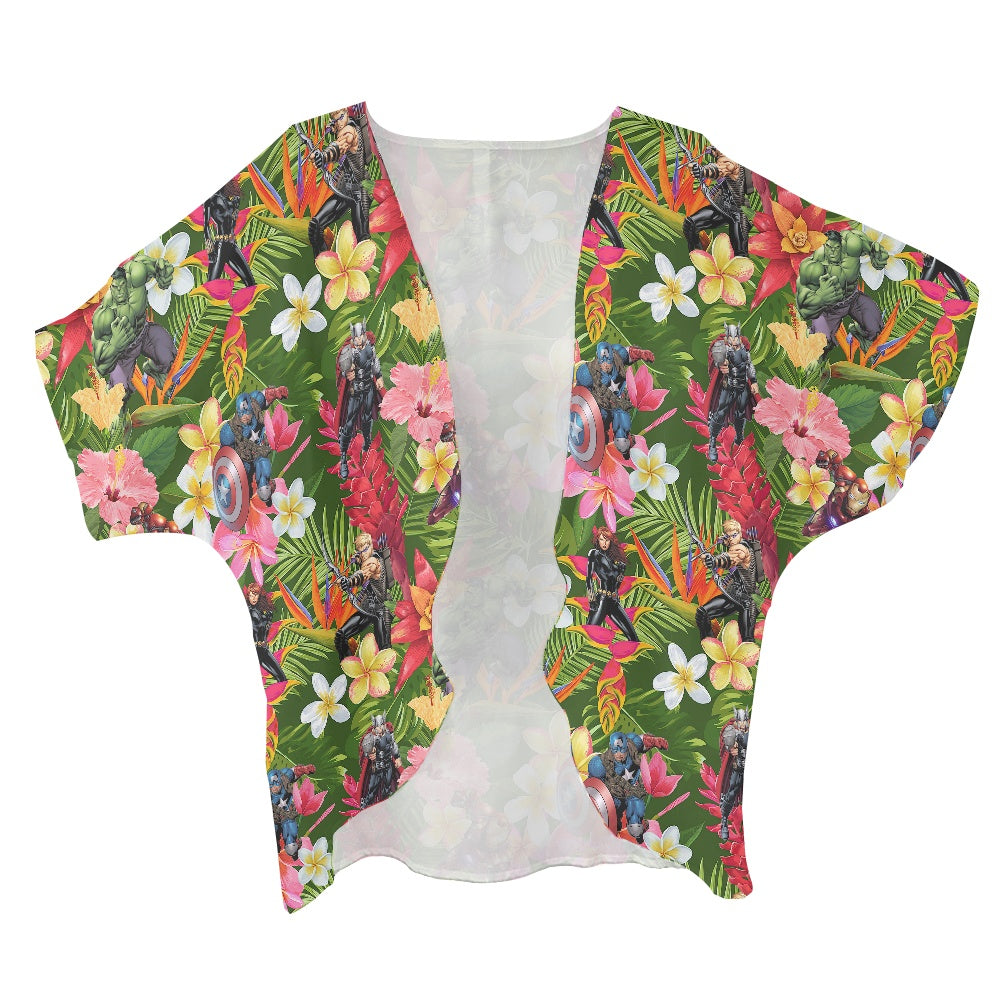 Tropical Male Villains Women's cardigan chiffon shirt