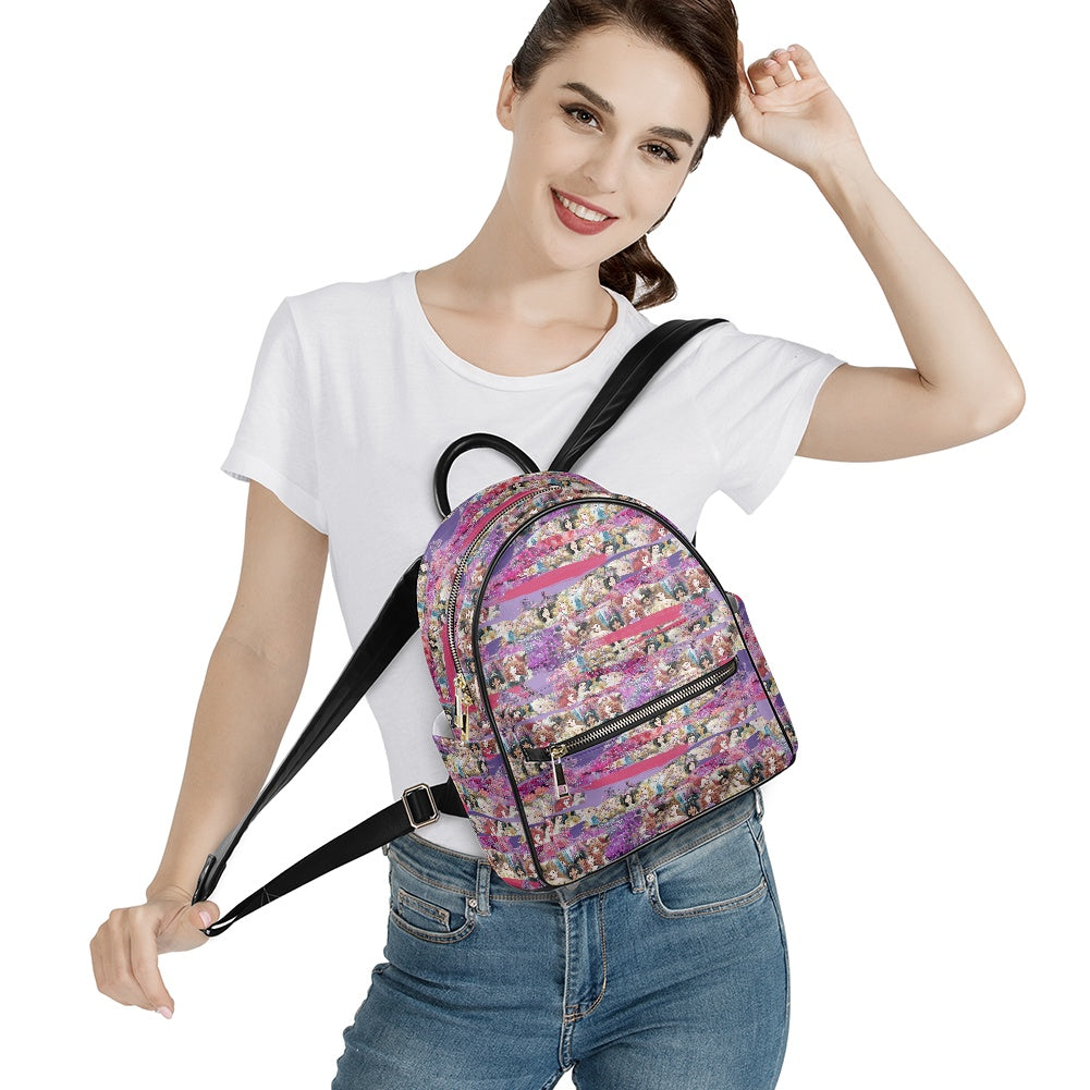 Princess Brush Casual Backpack for women