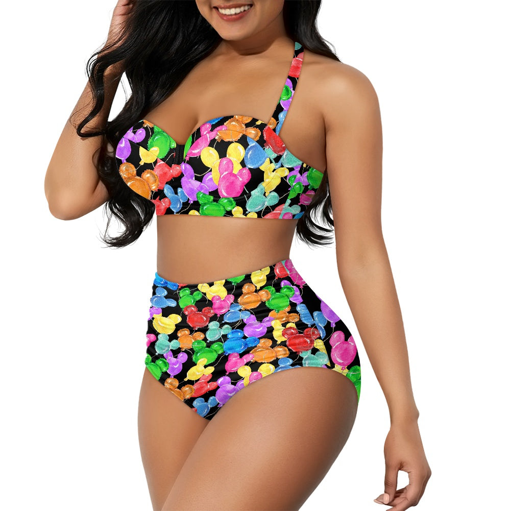 Mouse Balloons Two-piece Swimsuit