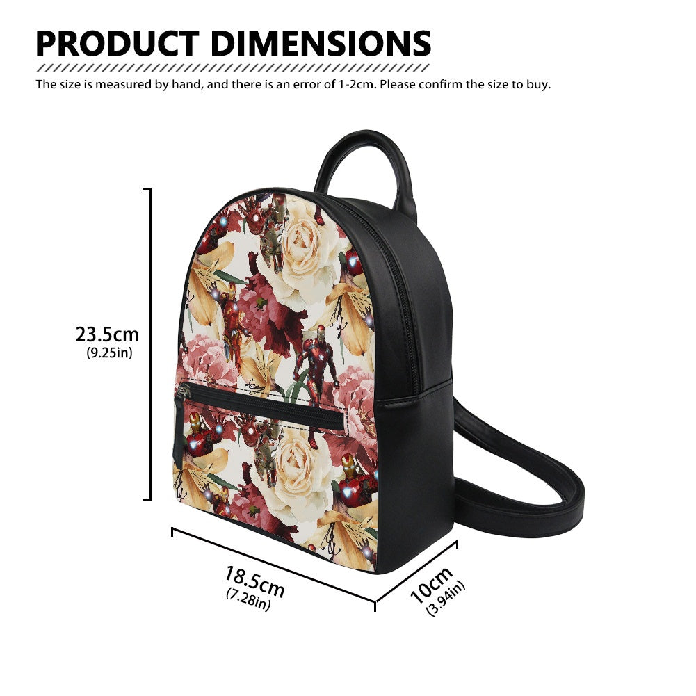 Floral Iron Small Backpack