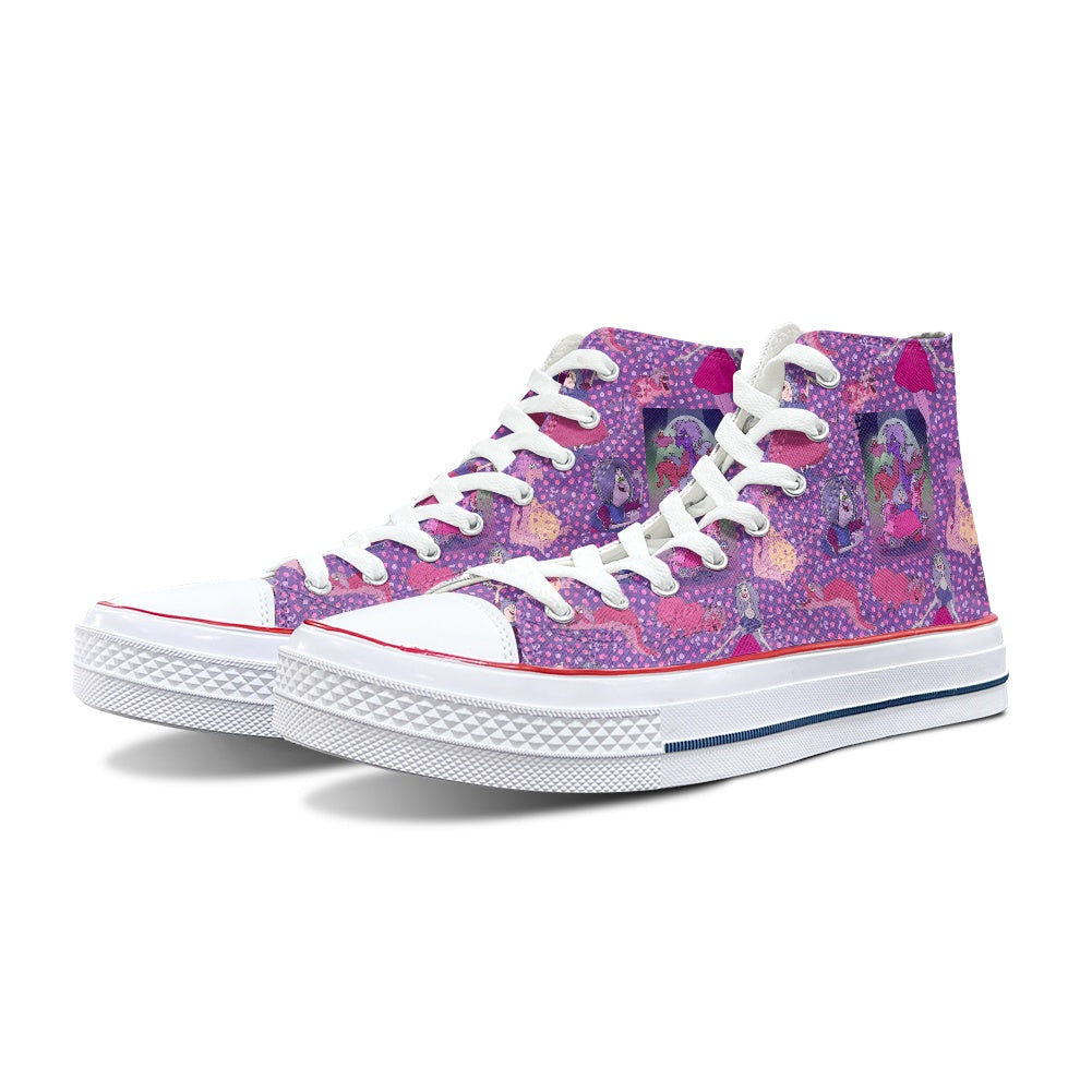 Mad Madam High Top Canvas Shoes