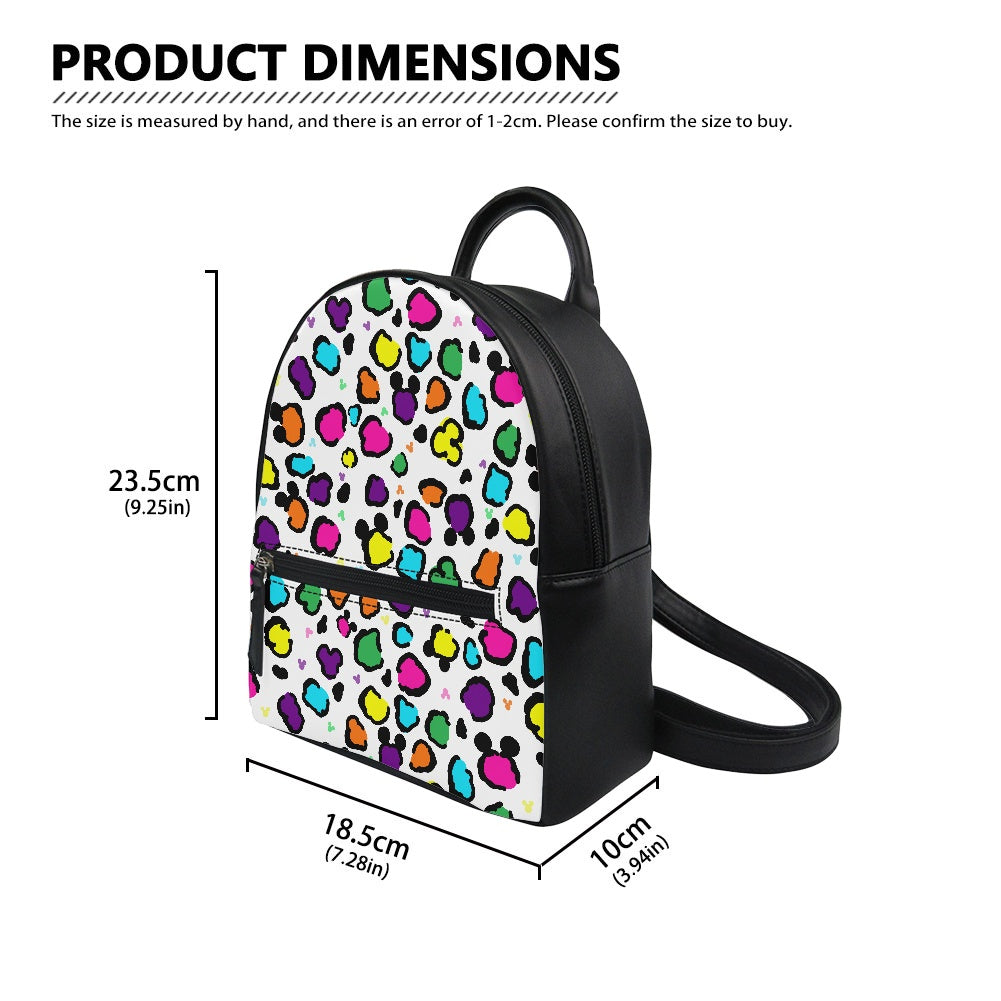 Neon Spots Small Backpack