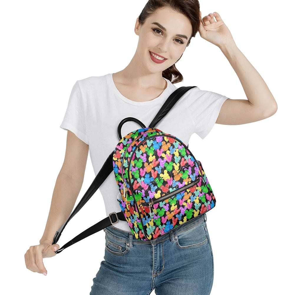 Mouse Balloons Casual Backpack for women