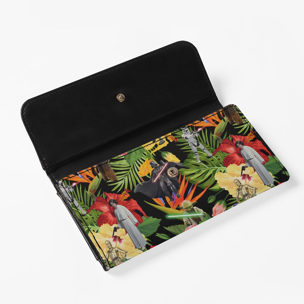 Tropical SW Long Folding Wallet