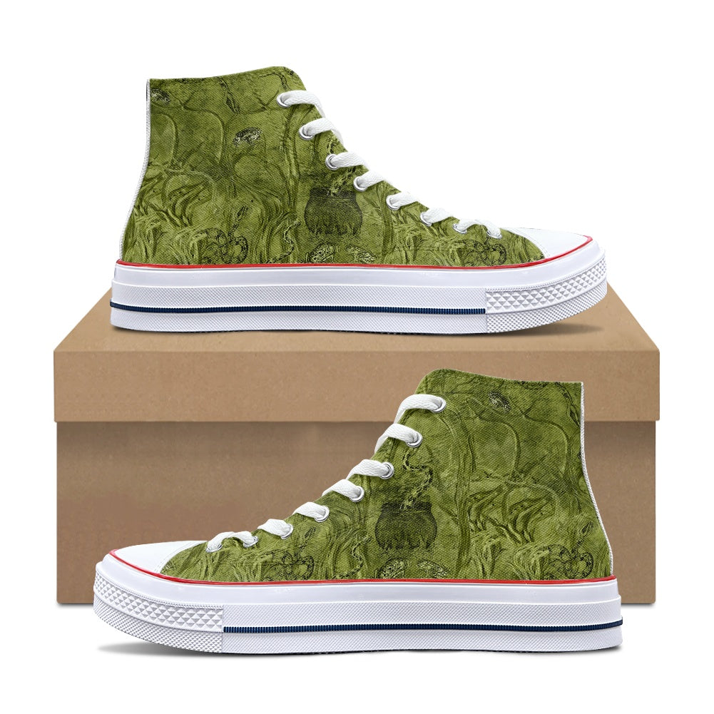 Green Swamp High Top Canvas Shoes