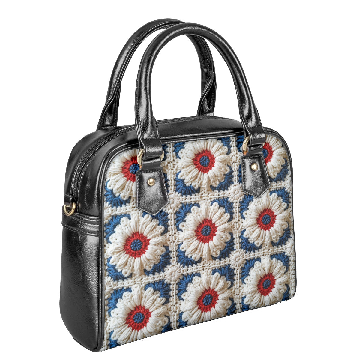 RWB Granny Squares Bowler Bag