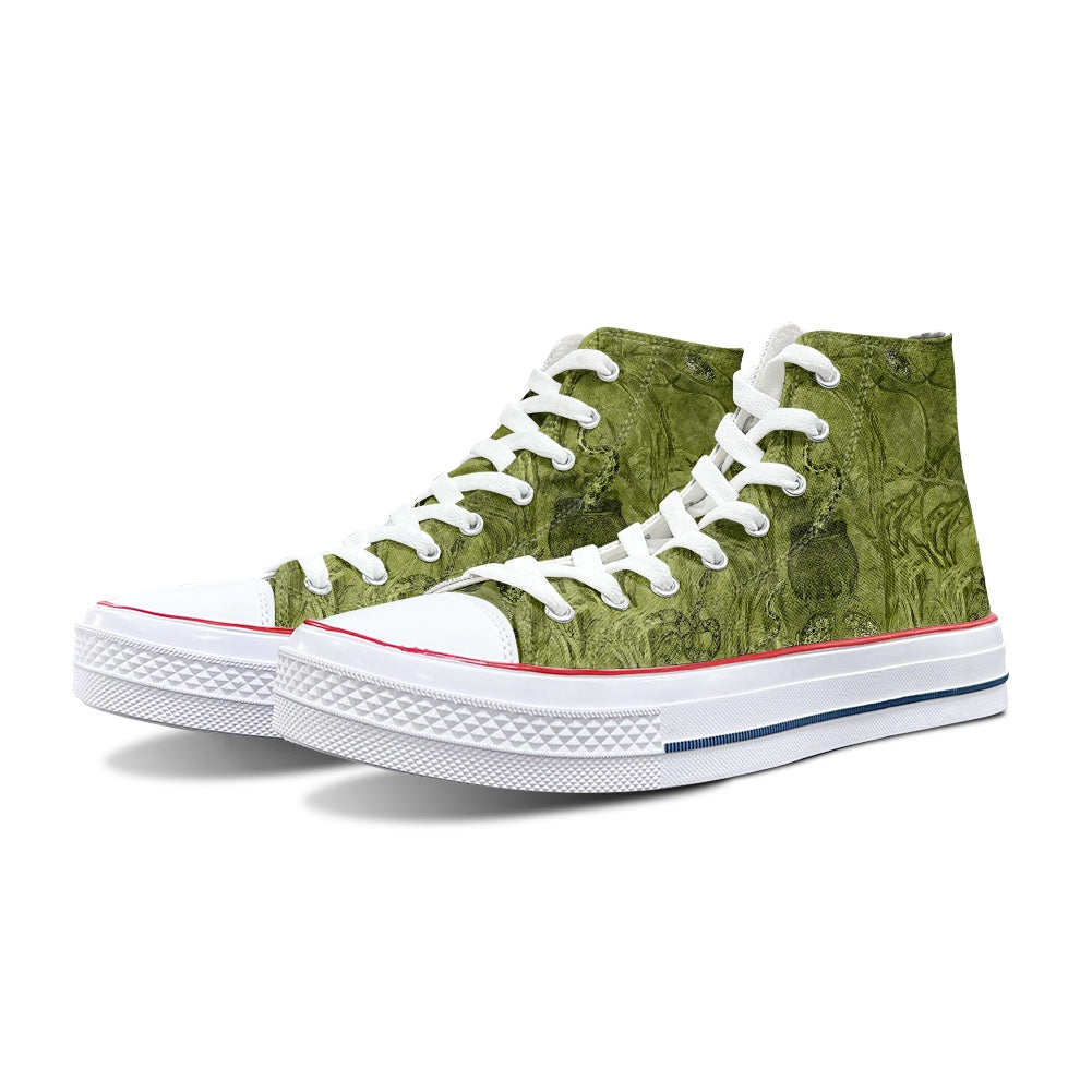 Green Swamp High Top Canvas Shoes