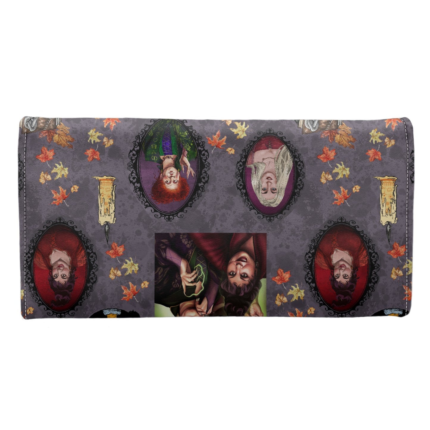 Hocus Portraits Long Folding Wallet