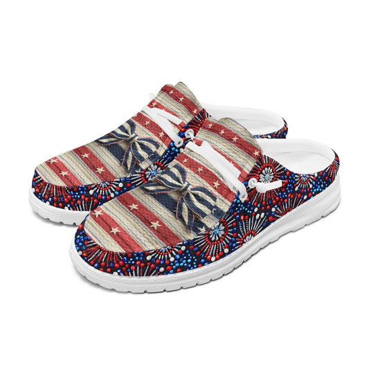 RWB Stripe MESH DUDE SHOES