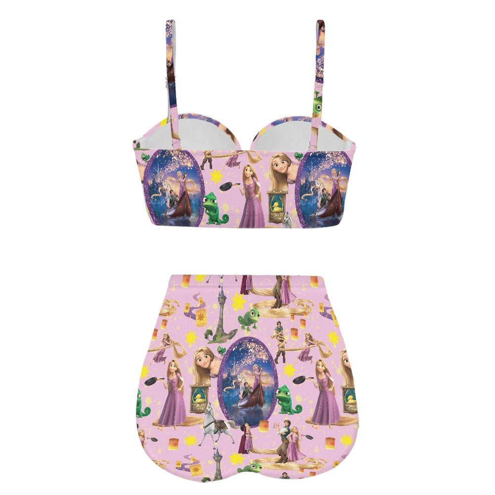 Floating Lanterns Vintage bikini set