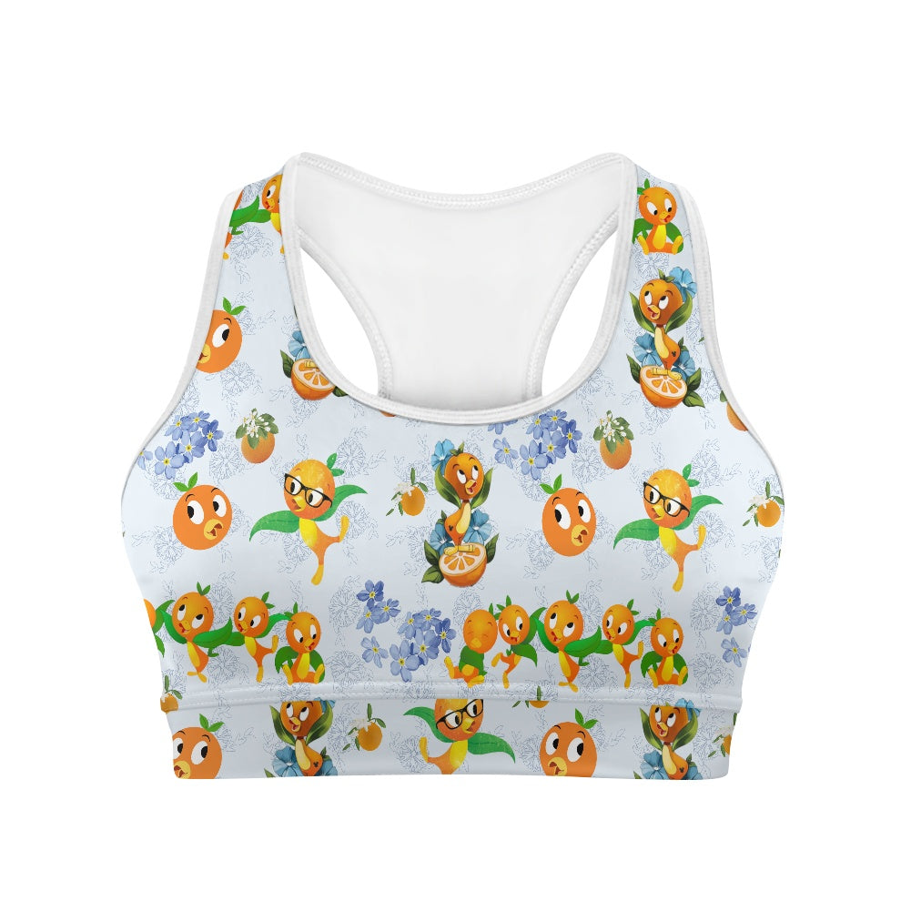 Classic Orange Bird Women's Sports Vest