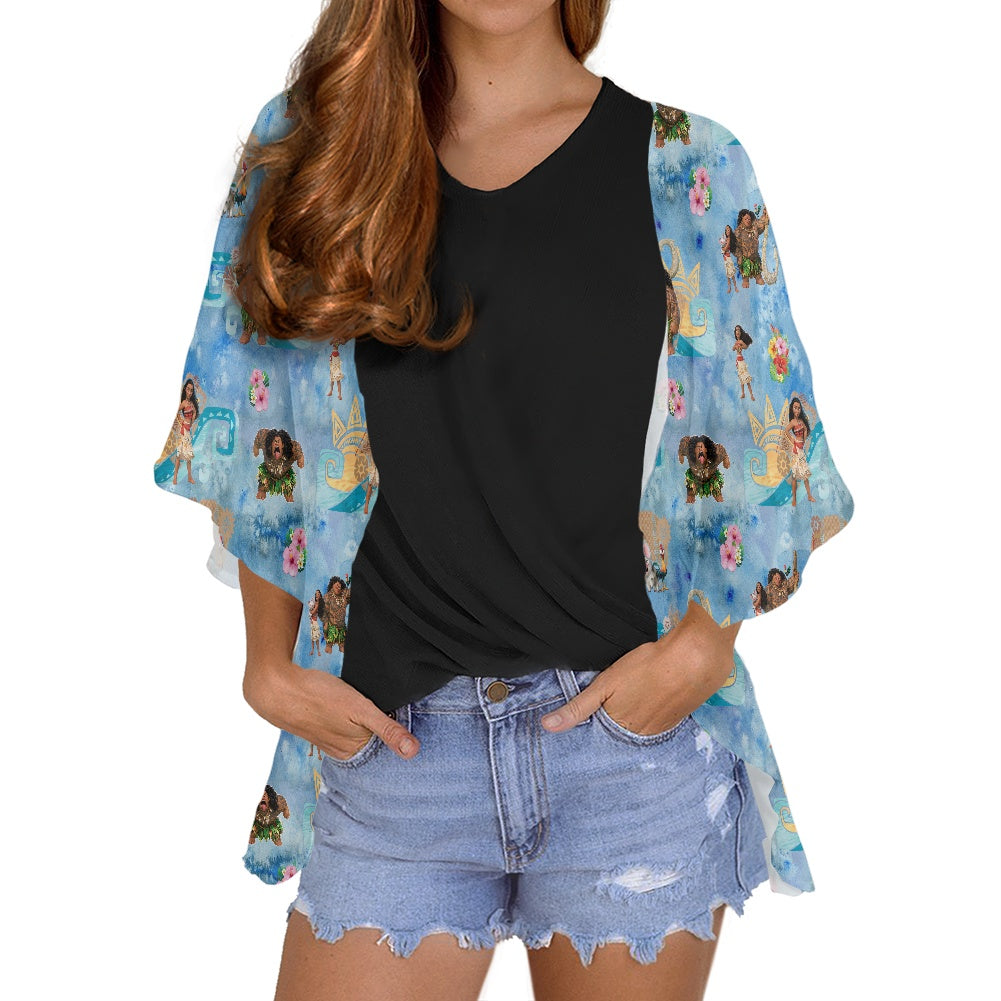 Island Girl Women's cardigan chiffon shirt