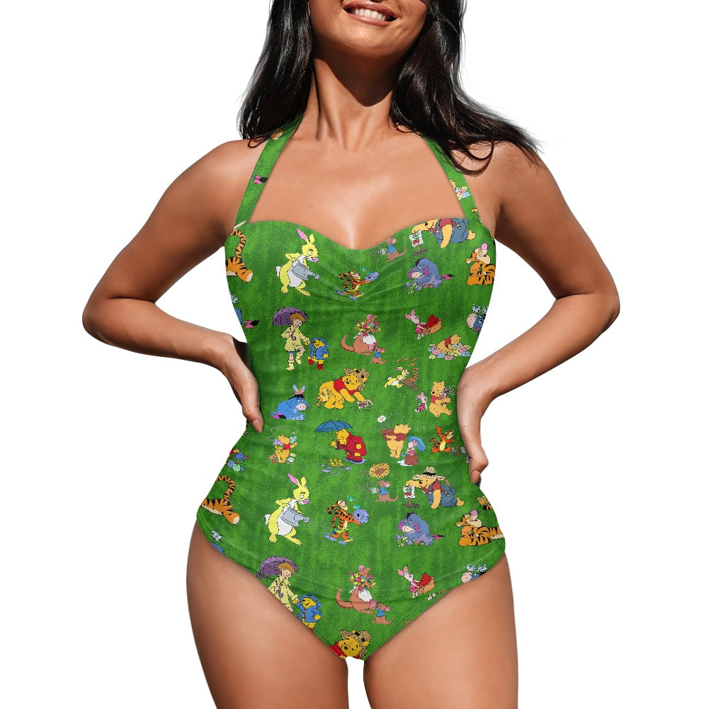 Spring Winnie Strappy one piece