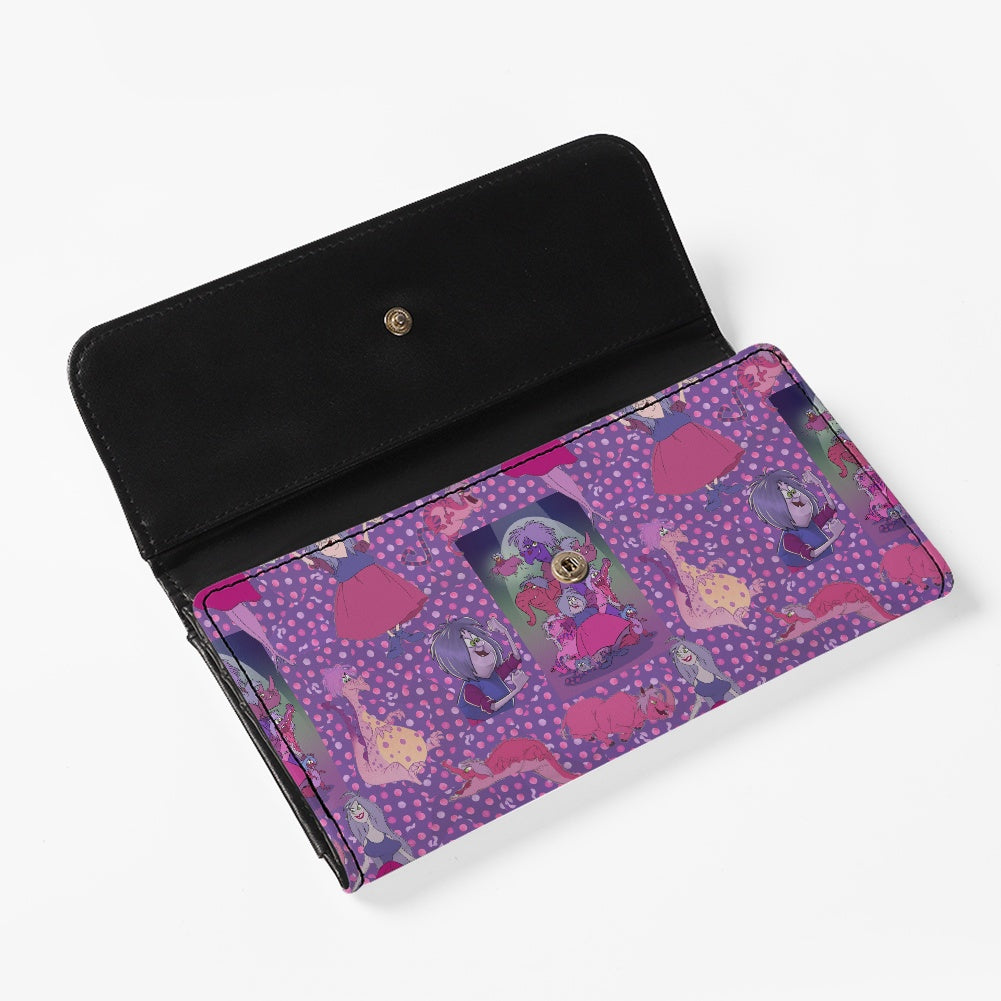 Mad Madam Long Folding Wallet