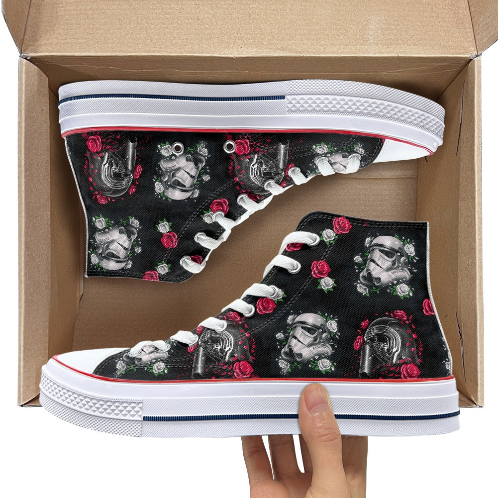 Kylo Trooper High Top Canvas Shoes