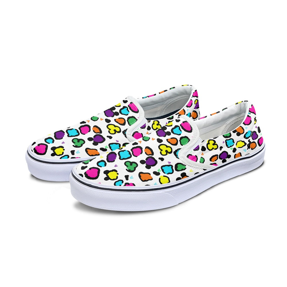 Neon Spots Pedal canvas shoes for Adult