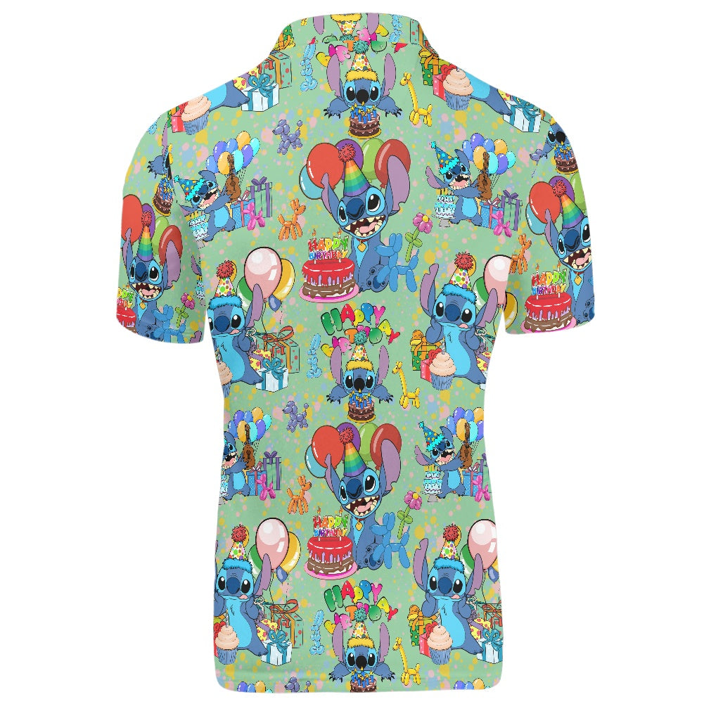 Birthday Alien Polo T-shirt