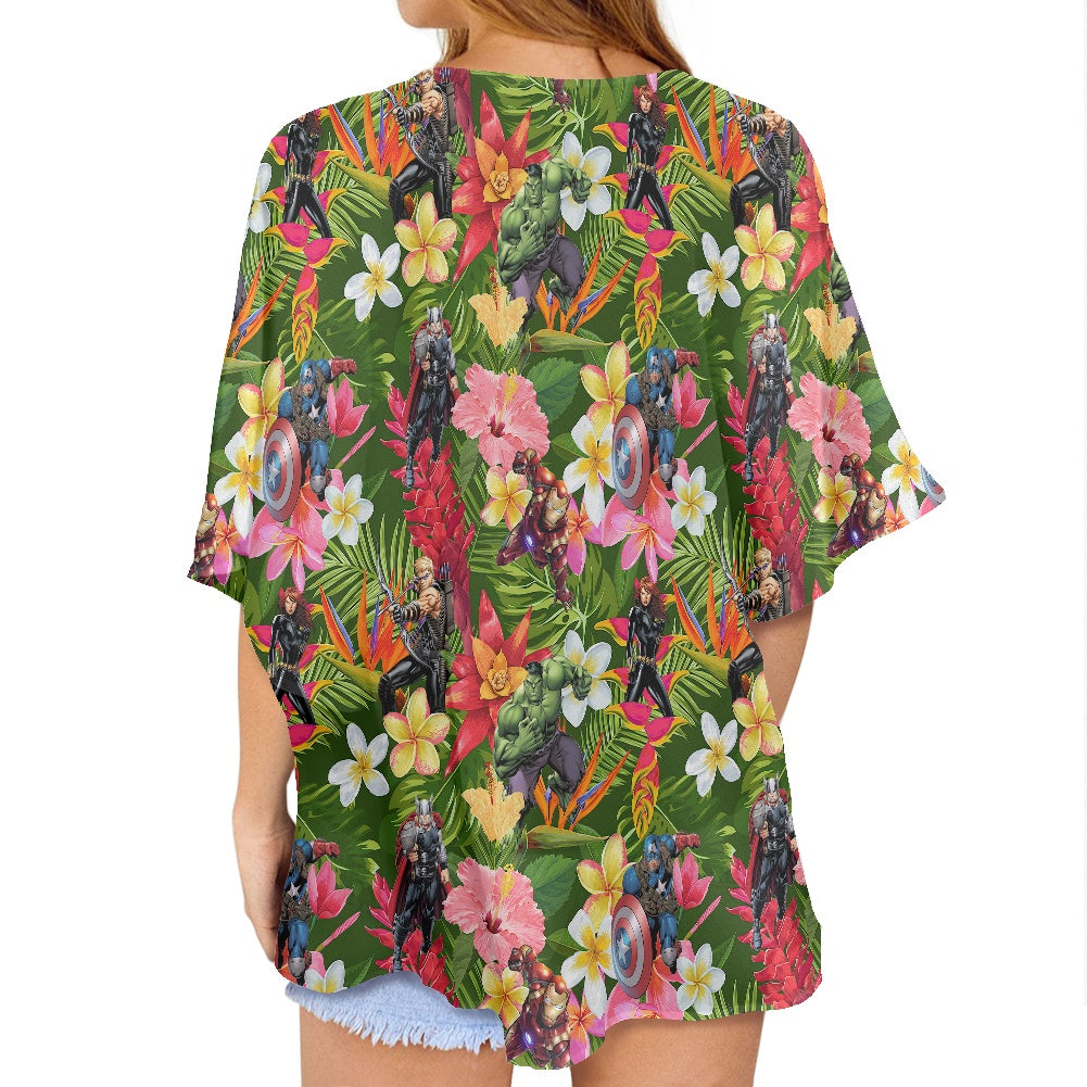 Tropical Male Villains Women's cardigan chiffon shirt