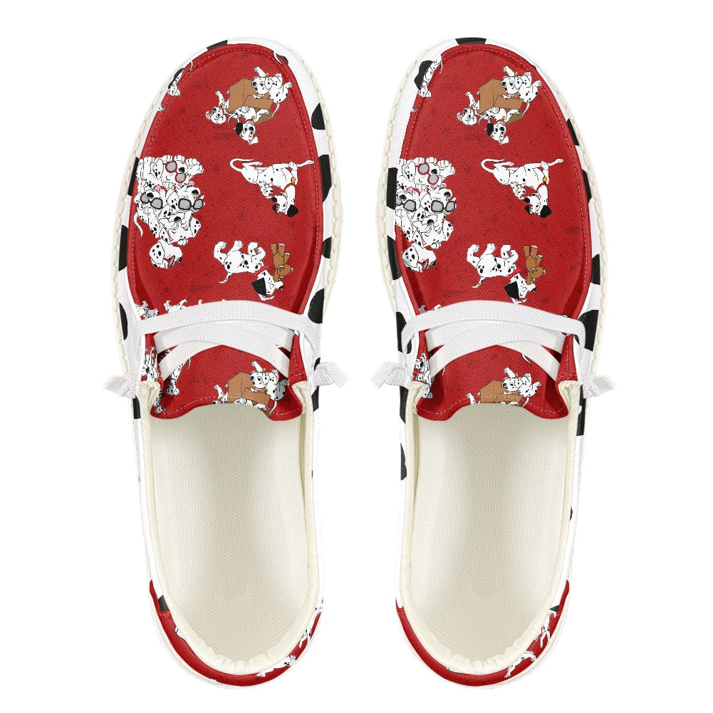 Dalmatians Men's Lace Up Loafers