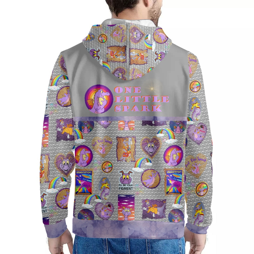 Purple Dragon Men's Hoodie