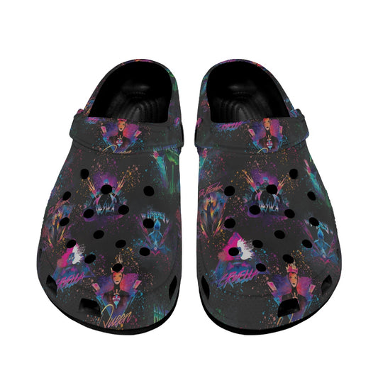 Evil Rocks Adult Crocs Black Sole