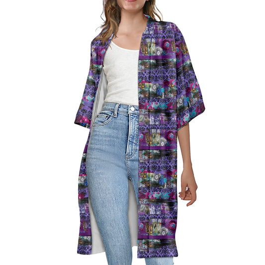 HM Brush Women's Half Sleeve Kimono Cardigan