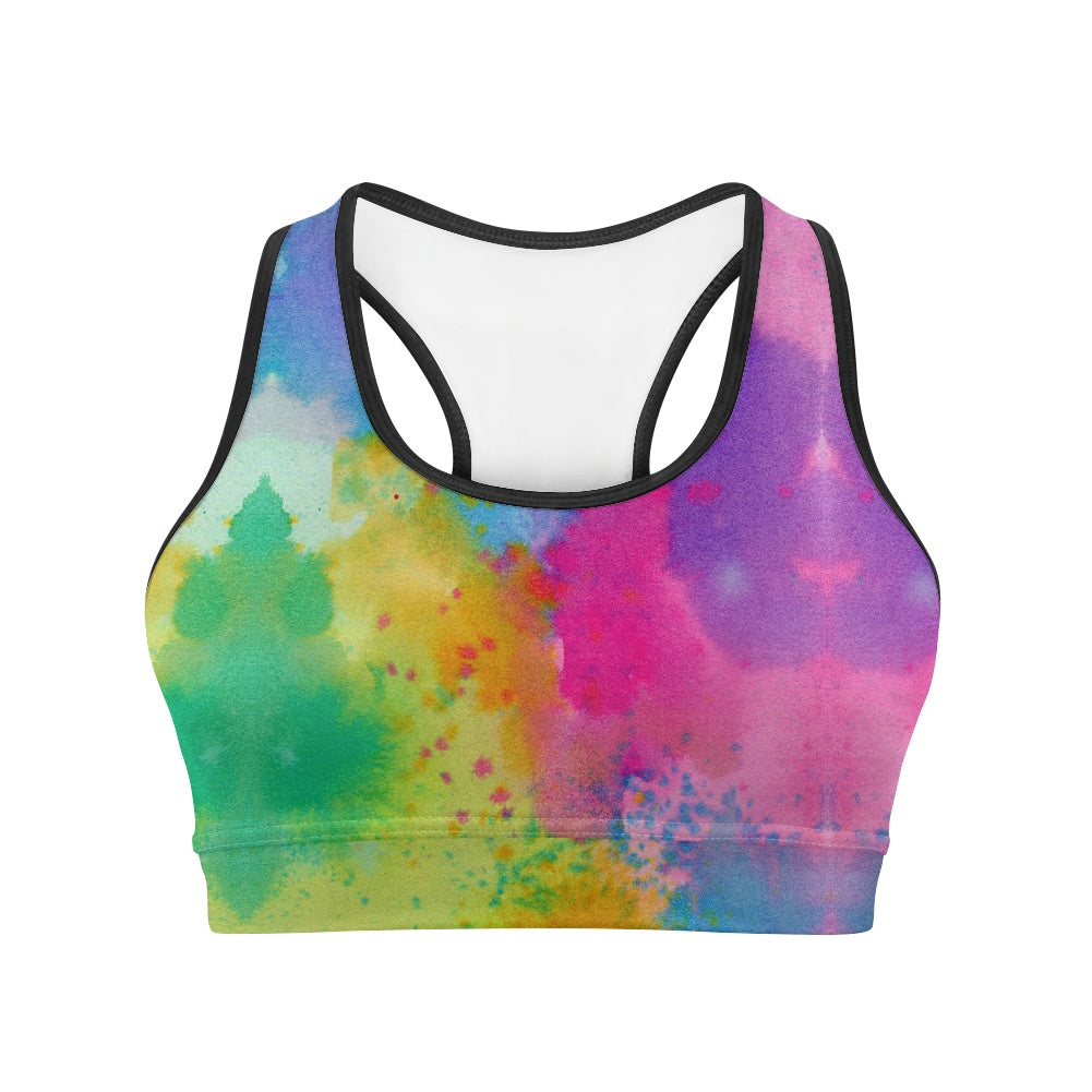 Tie Dye Splatter Women's Sports Vest