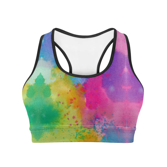 Tie Dye Splatter Women's Sports Vest