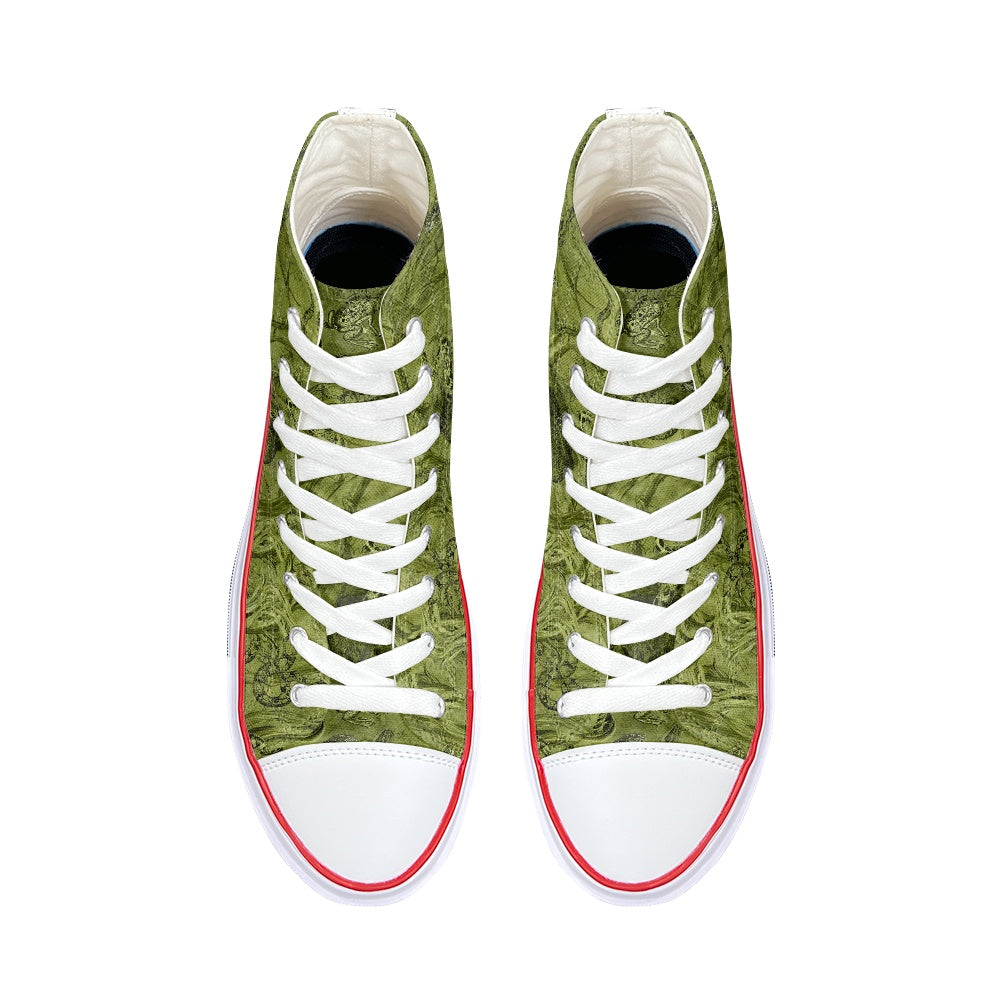 Green Swamp High Top Canvas Shoes