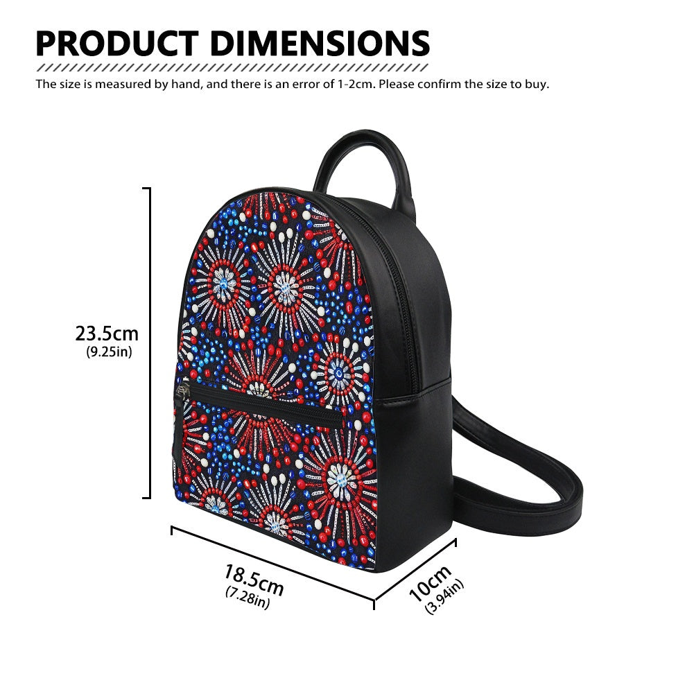 RWB Beaded Fireworks Small Backpack