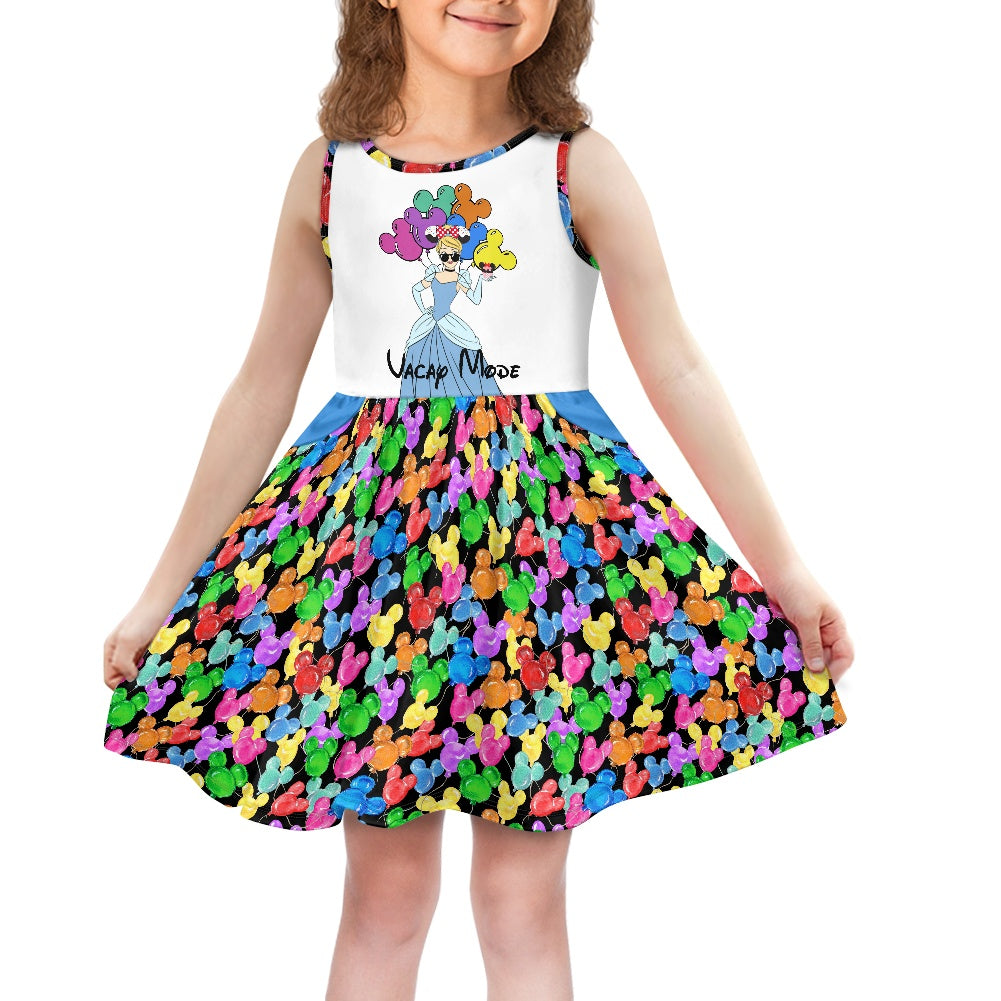 Mouse Balloons- Cindy- Girl's dress with pockets