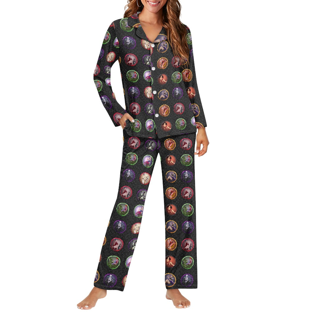 Villain Babes Pajamas (button)