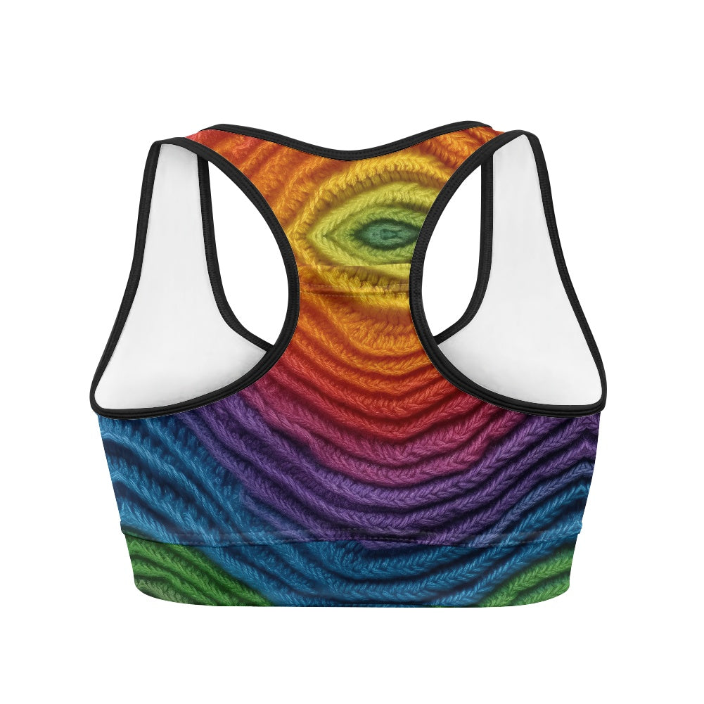 Ombré Knit Women's Sports Vest