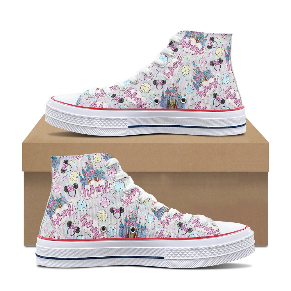 Home High Top Canvas Shoes