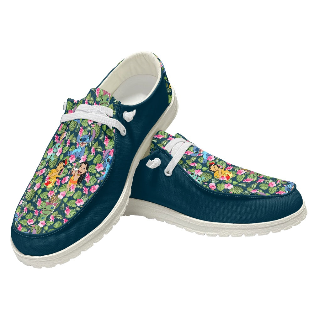 Hawaiian Alien Men's Lace Up Loafers