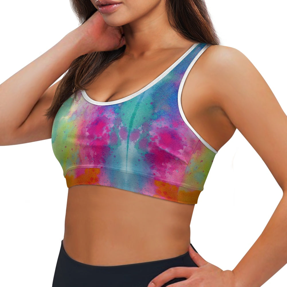 Tie Dye Splash Women's Sports Vest