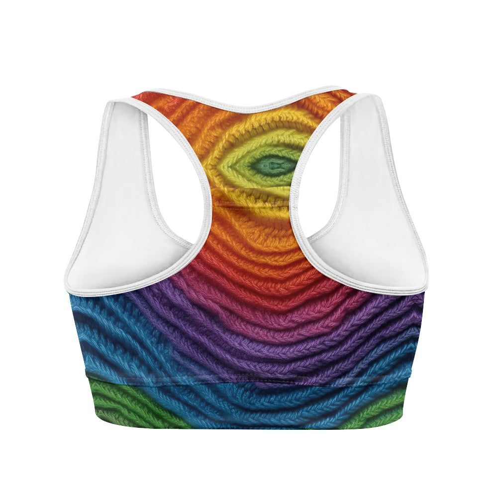 Ombré Knit Women's Sports Vest