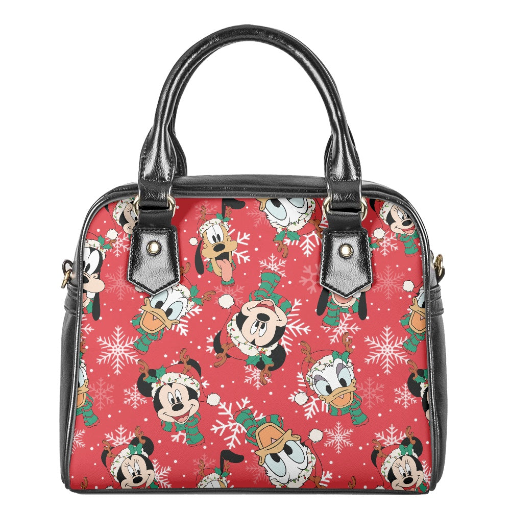 Christmas Friends Bowler Bag