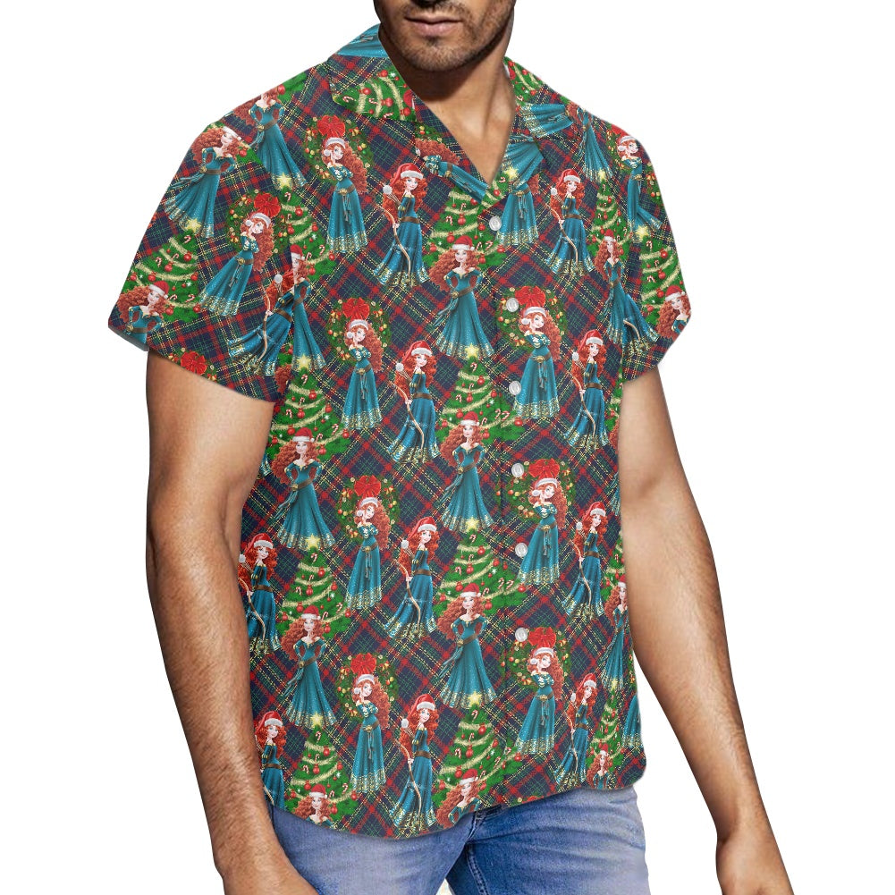 Scottish Christmas Hawaiian shirt